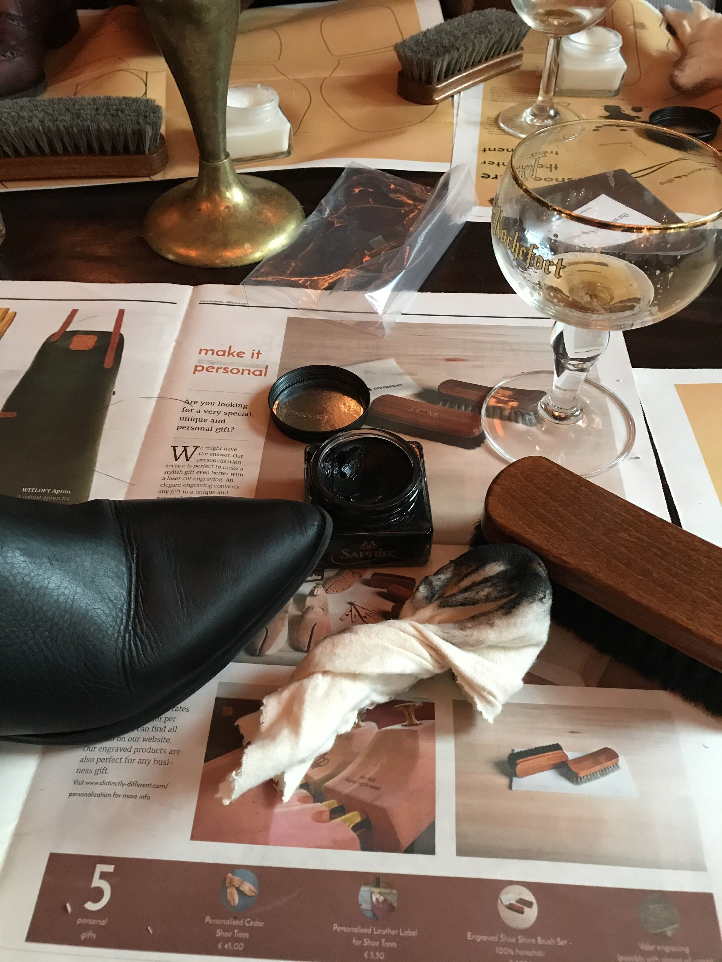 Shoeshine workshop 11/10/2019