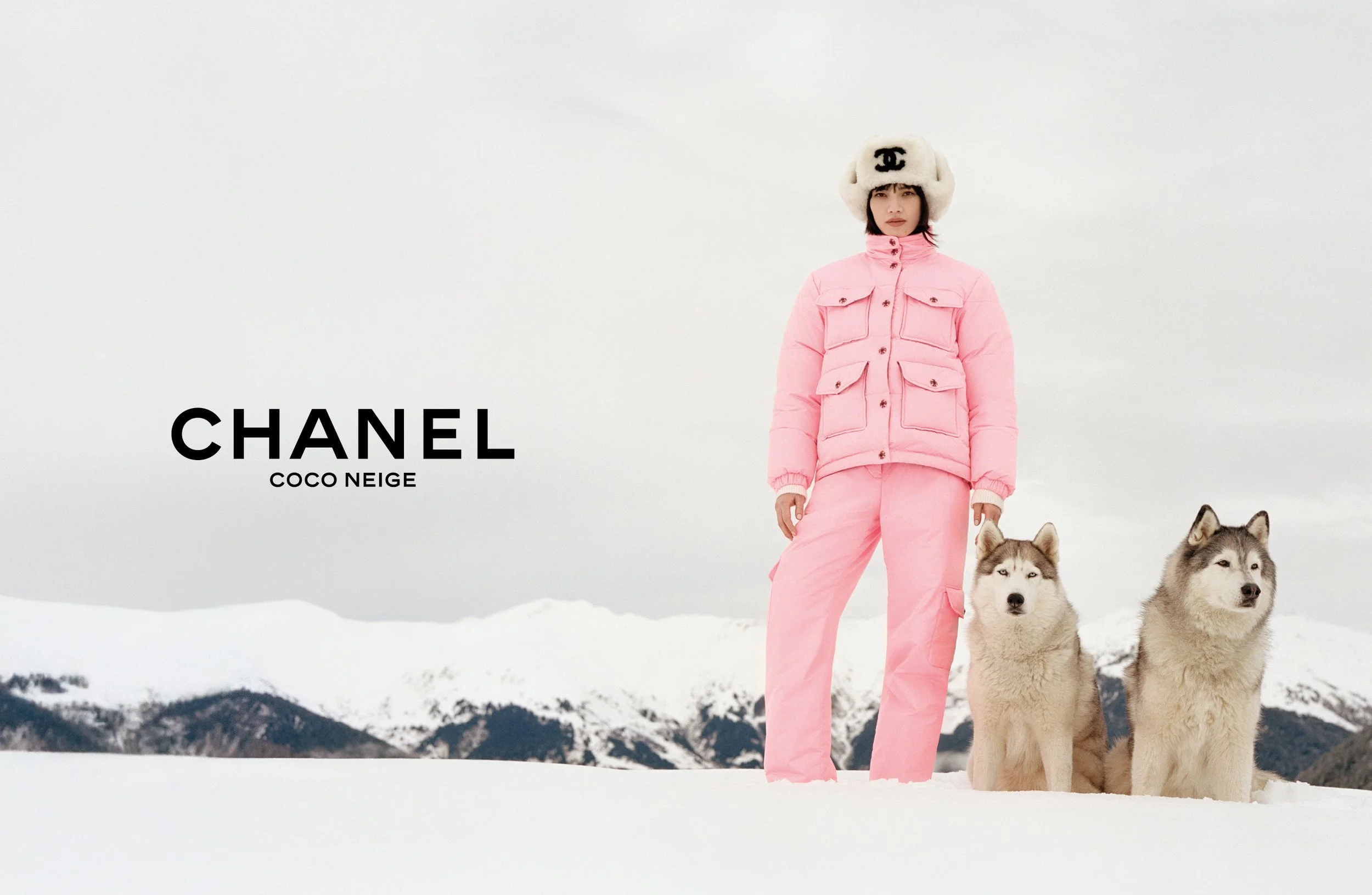  Nana Komatsu in Courchevel for Chanel Coco Neige, photographed by Sean Thomas  