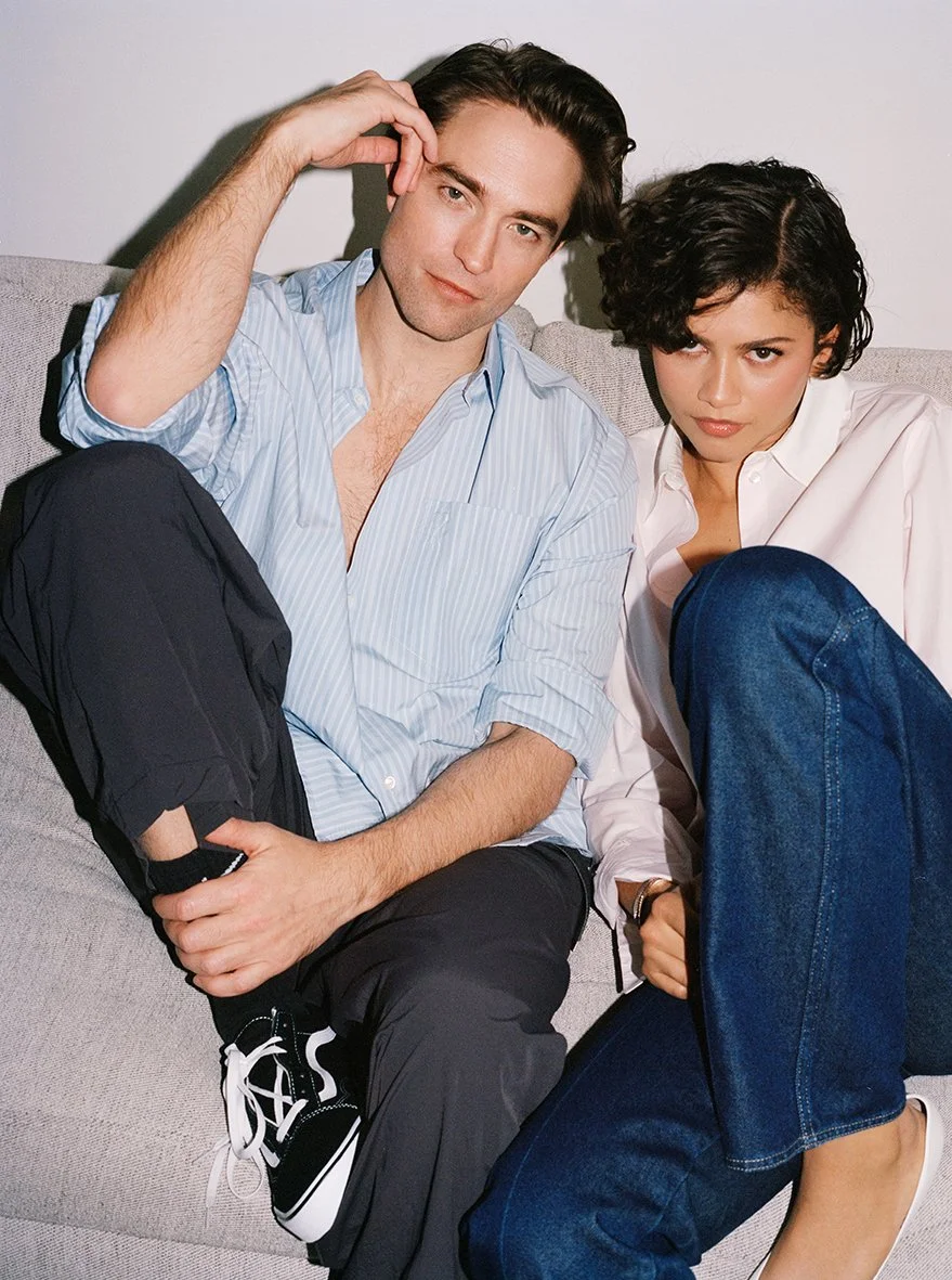  Zendaya and Robert Pattinson photographed by Sean Thomas in New York City for “A24’s  the Drama.”   