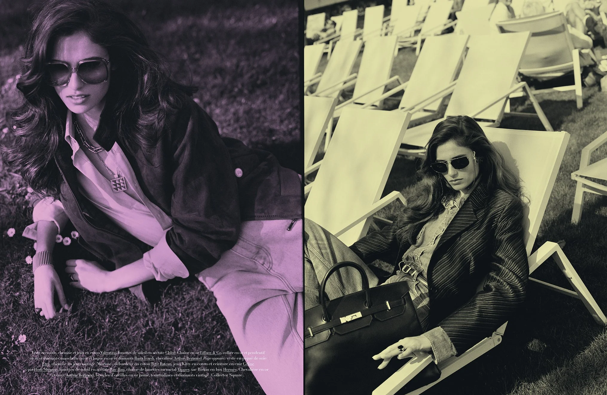  Nastassia Legrand in the Harper’s Bazaar France cover story photographed by Sean Thomas. 
