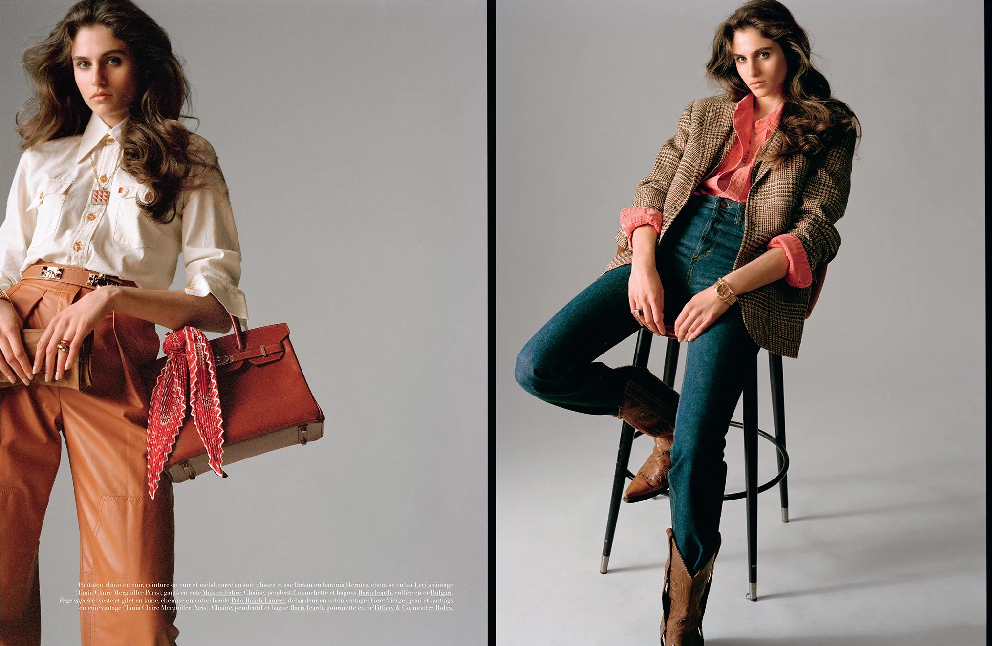  Nastassia Legrand photographed by fashion photographer Sean Thomas for Harper’s Bazaar France. 