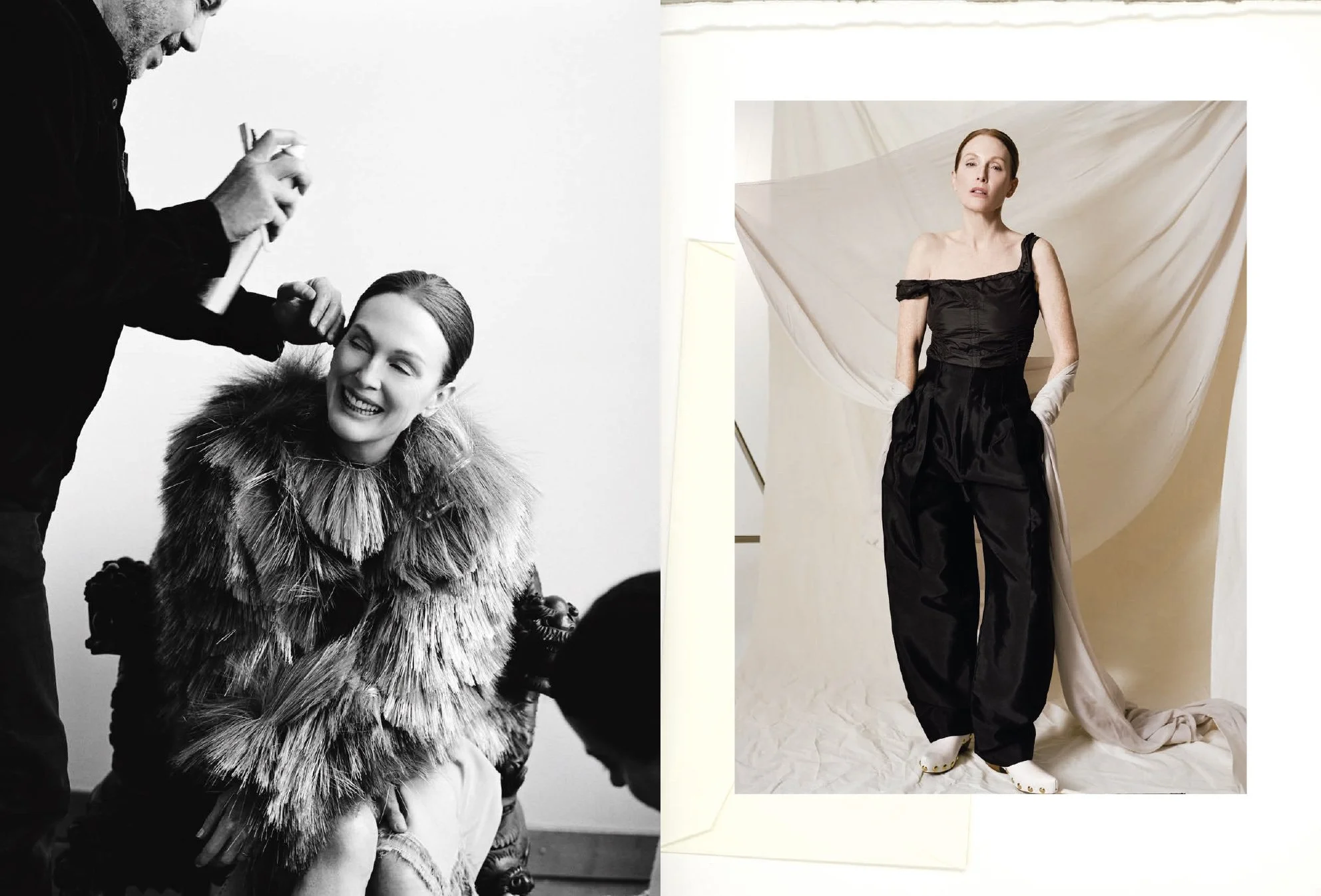  Julianne Moore in New York, photographed by fashion photographer Sean Thomas and styled by Tonne Goodman, for D la Repubblica. 