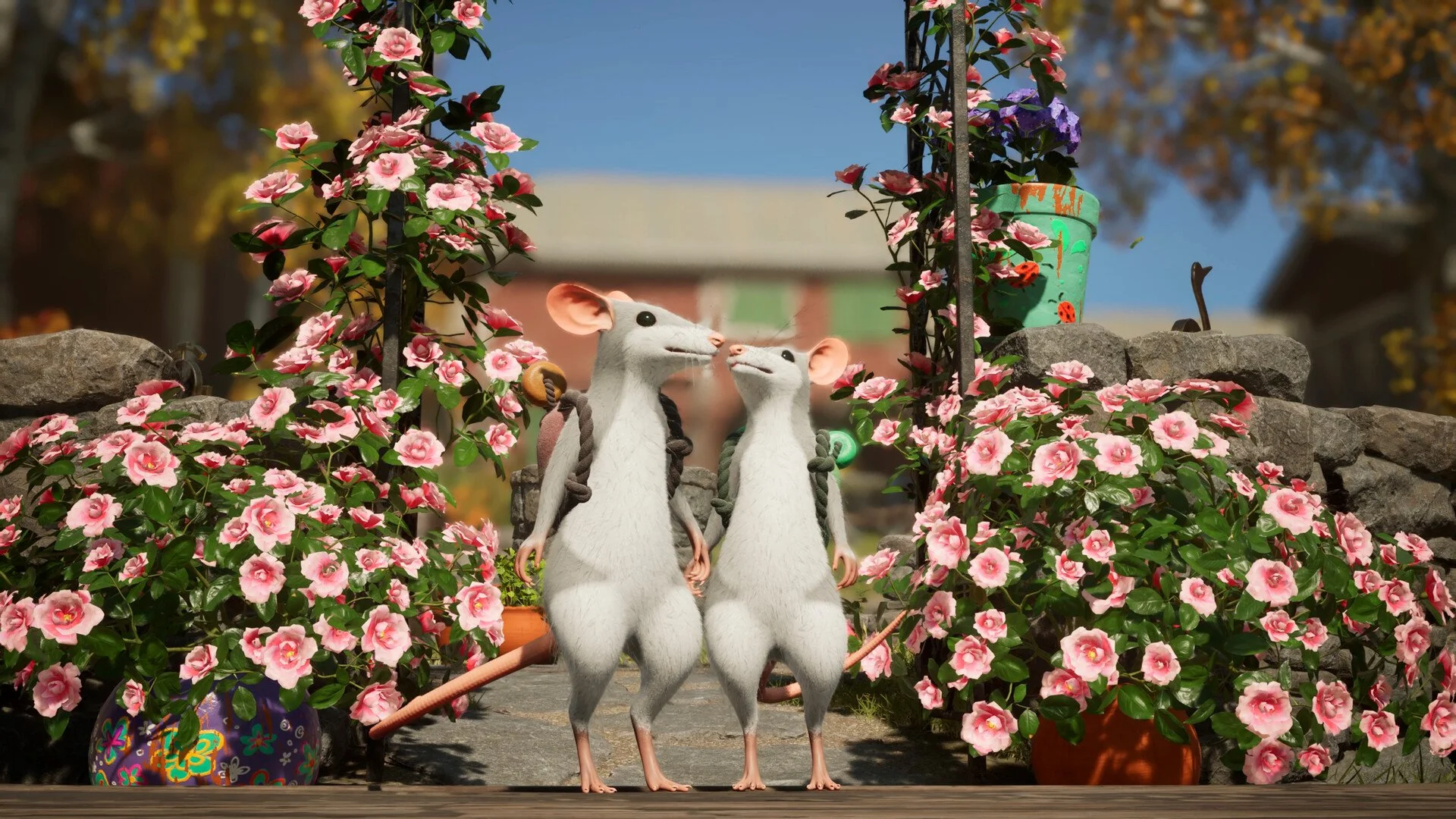 Two mice explore together in Hela: of Mice & Magic