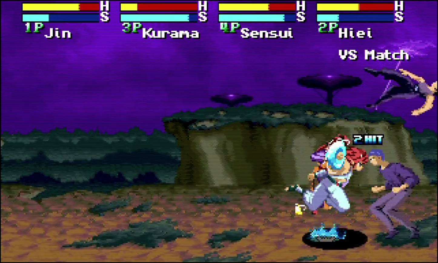 Yu Yu Hakusho: Makyo Toitsusen team battle captured from my Japan-only co-op video.