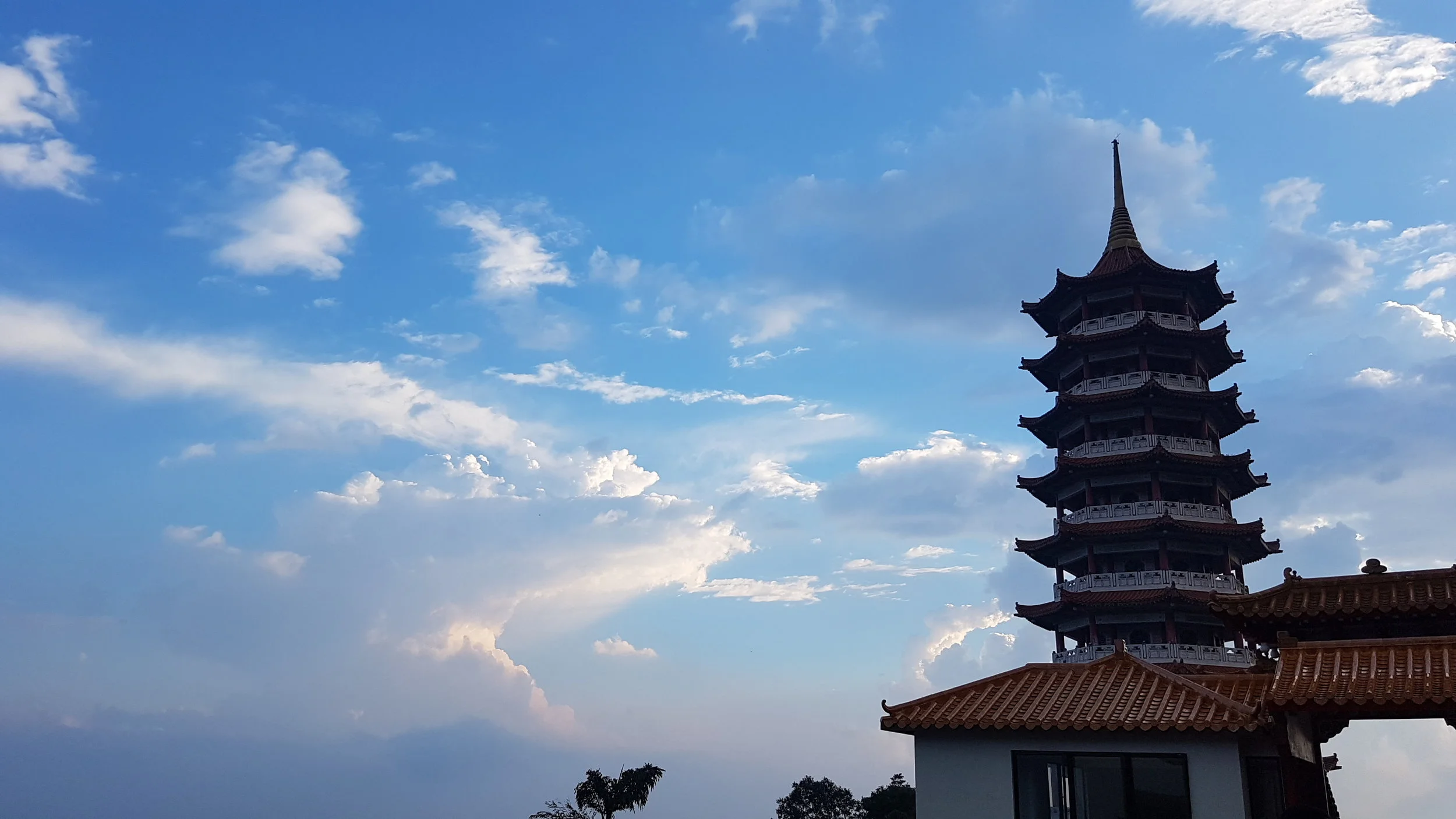 The view from Chin Swee Caves Temple on the way to Genting Highlands