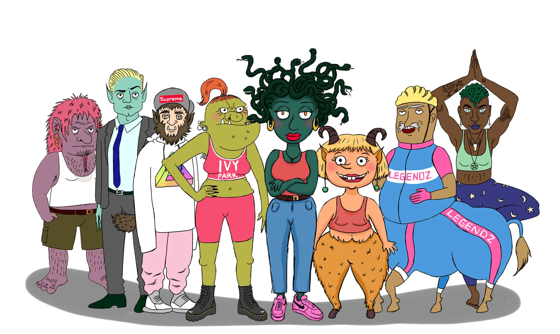Character designs for a personal project