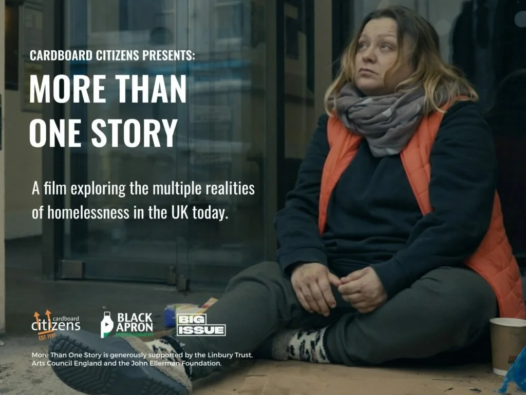 MORE THAN ONE STORY- Cardboard Citizens X Black Apron X The Big Issue- ART DIRECTOR - JESSIE HUCKIN 