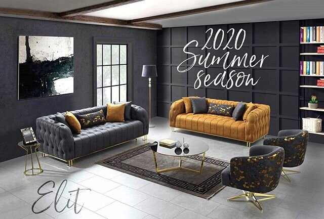 Elit Sofa Set 💎 
One of our most anticipated products of our newest summer collection ✍🛋☀️ Yep yeni yaz koleksiyonumuzun en &ccedil;ok beklenen &uuml;r&uuml;nlerden biri ☀️🛋✍ #summer #summervibe #summerseason #2020 #furniture #sofa #decor #new #fo