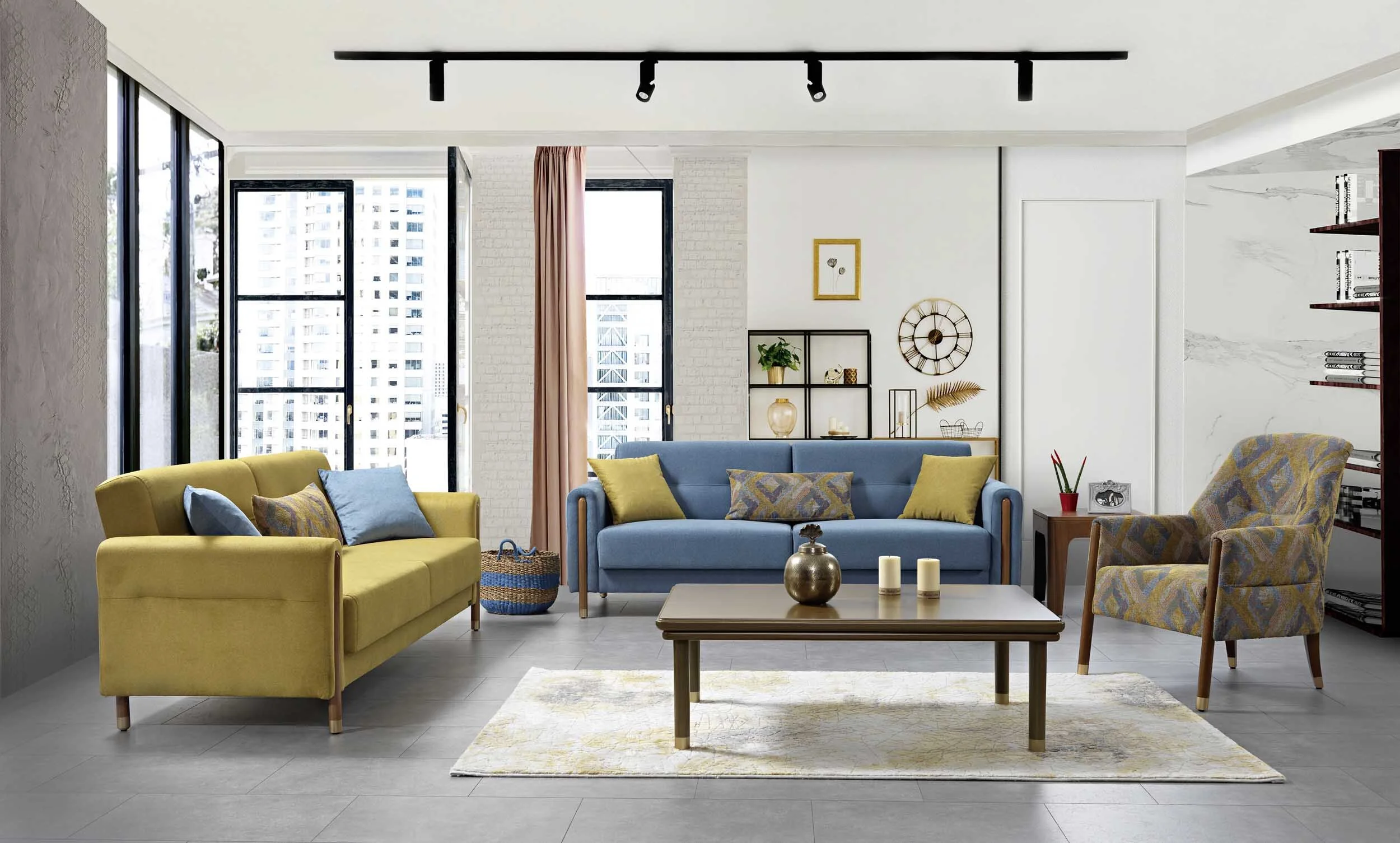 Luna sofa set — Mobilyum Furniture