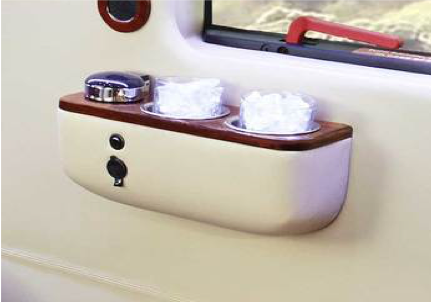 Custom Passenger Drink Holders with usb/electric