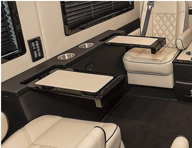 Cup holders with tables