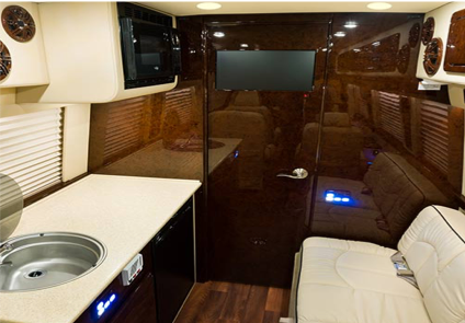 Hydro-dipped walls and door