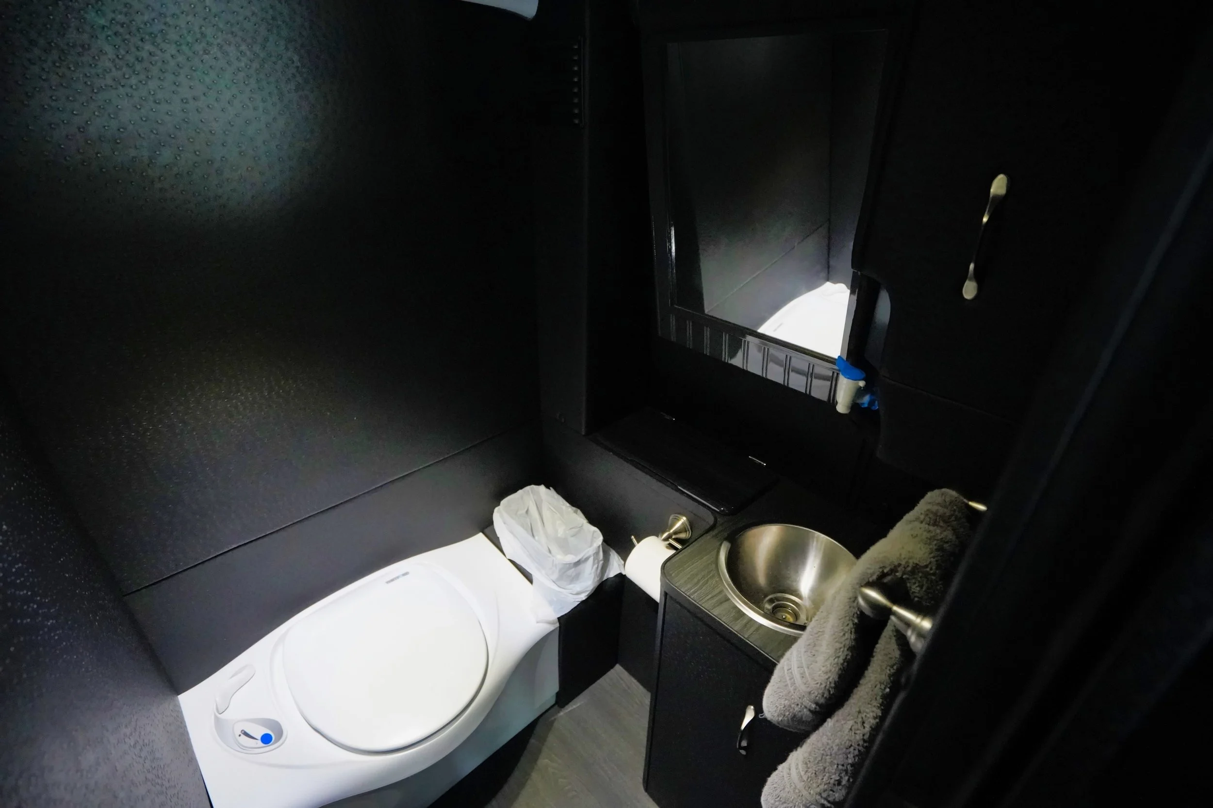 Van with bathroom - Freedom Conversions