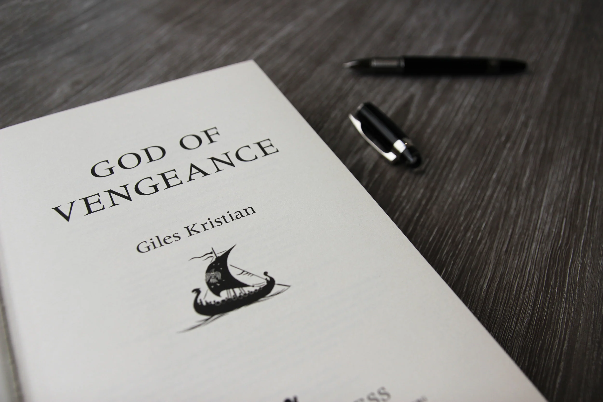 God of Vengeance by Giles Kristian Signed copy