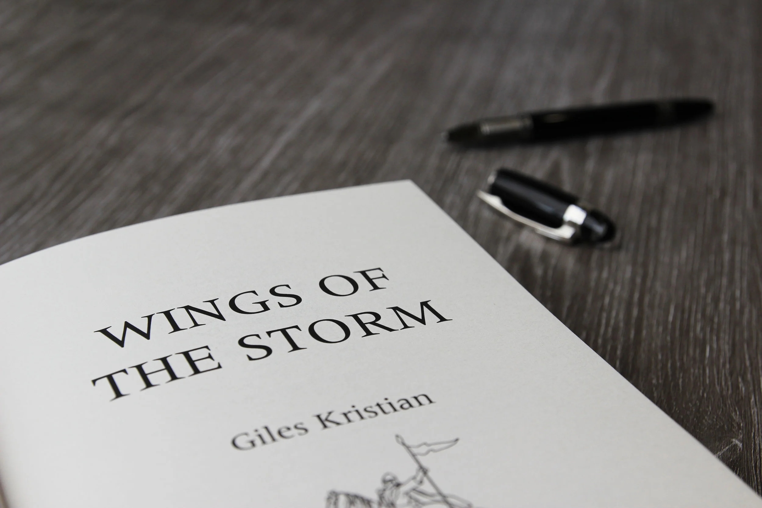 Signed Copy Wings of the Storm By Giles Kristian