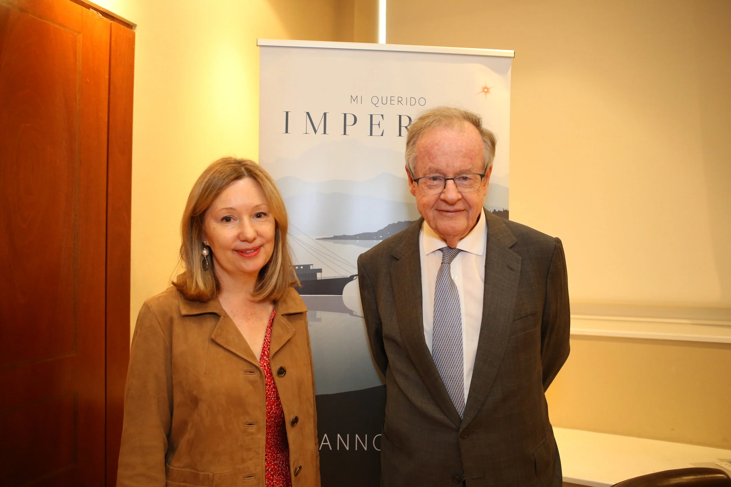 With Mr David Gallagher, Ambassador.