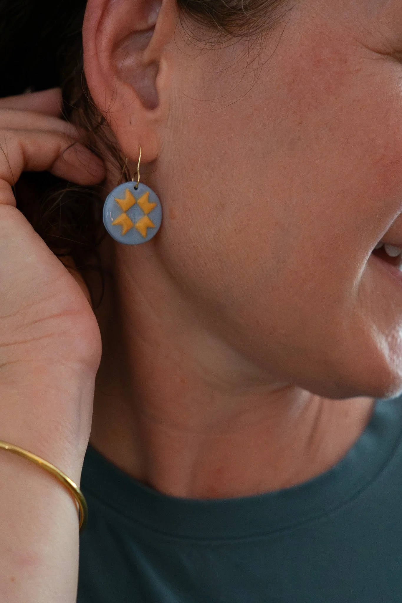Pieced Star Dangles