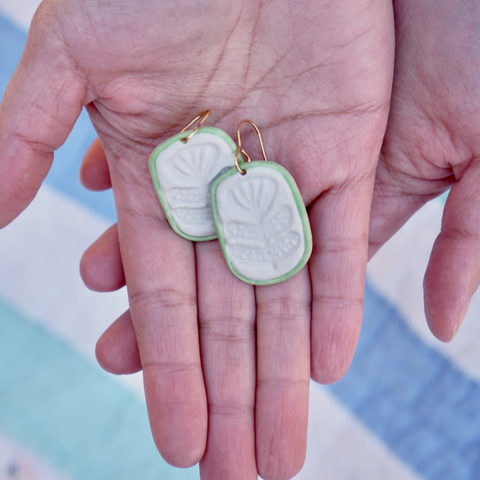 Matte Floral Whimsy Dangles