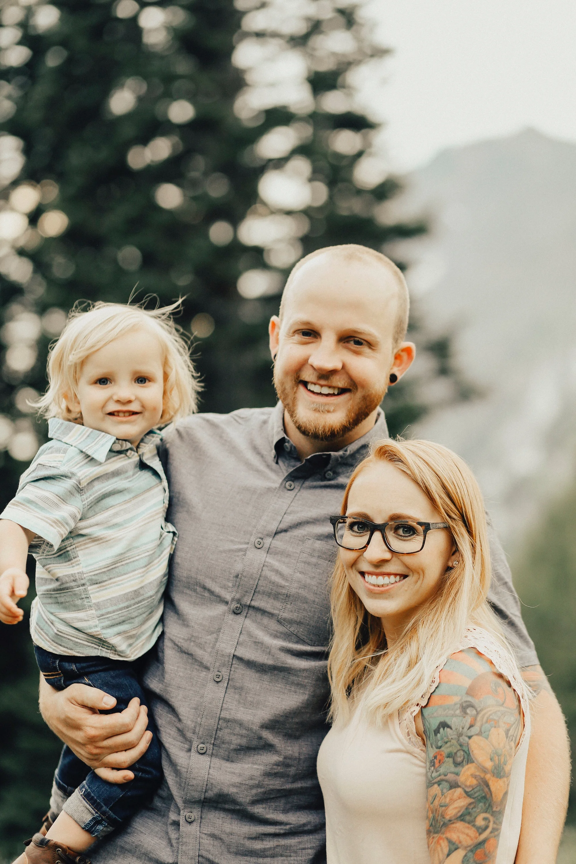 Left to right: Kove, Kurt & Asha Michelson