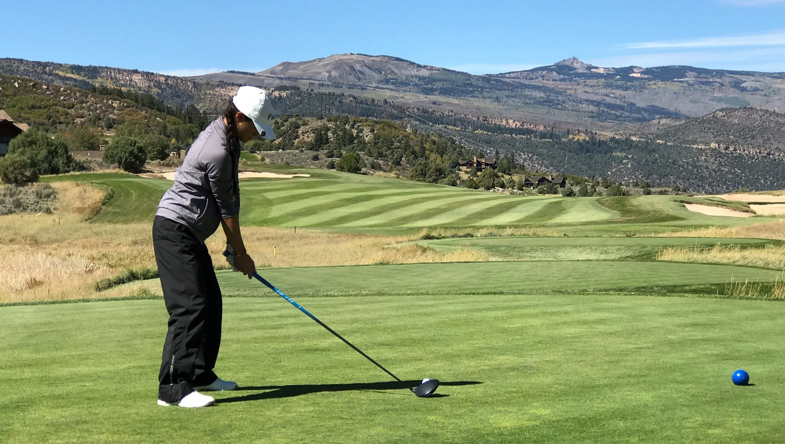 The scenic views at Red Sky Golf Club in Vail, Colo., provided a nice backdrop for an important Denver victory. Photo courtesy Denver Athletics