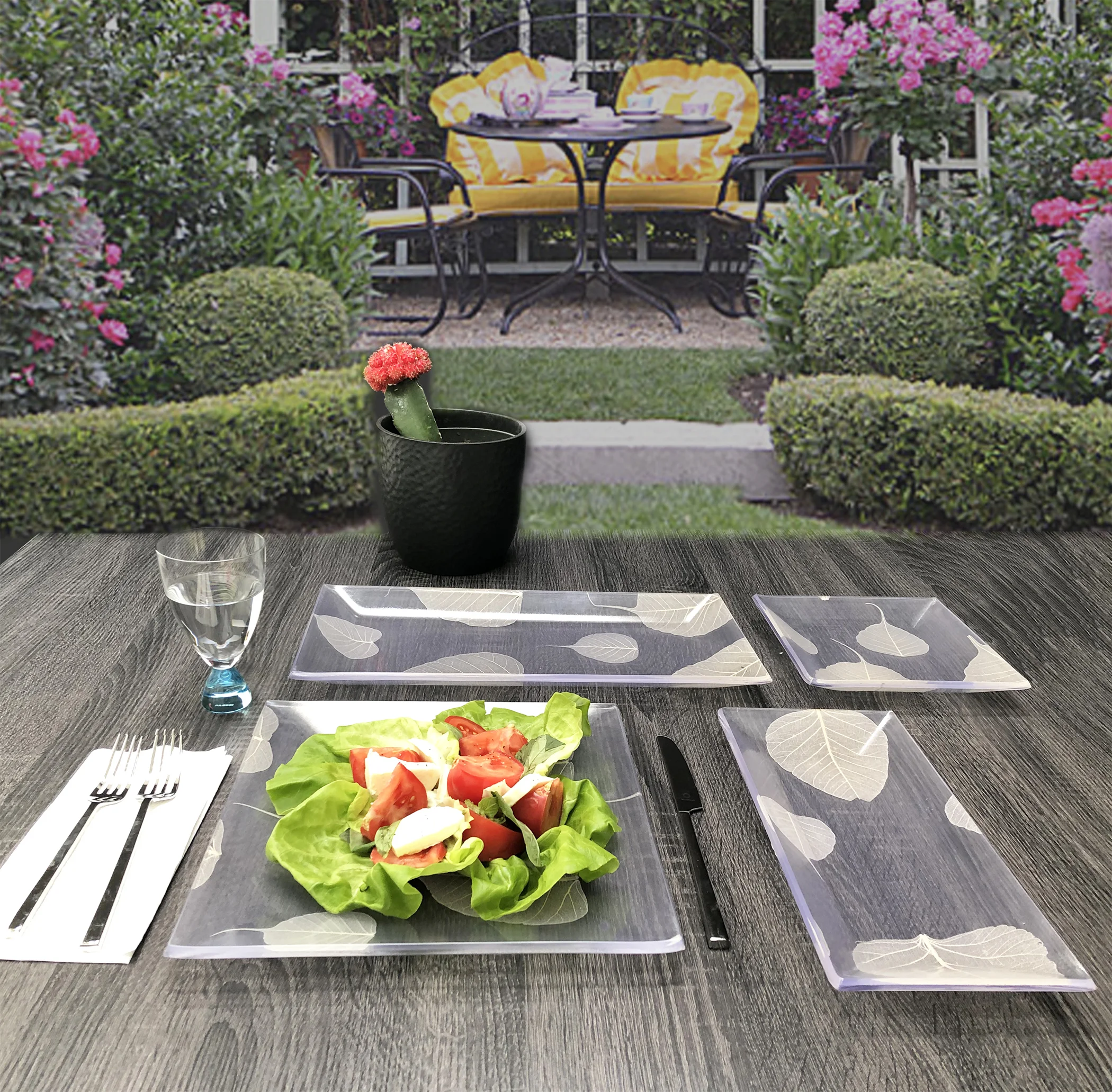 Blossom™ dinnerware from the Zen & Garden Collection. On sale at Galerie NuEdge