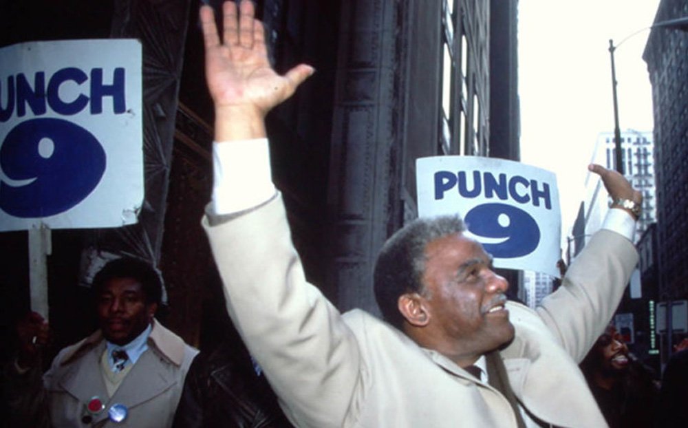 Punch 9 for Harold Washington