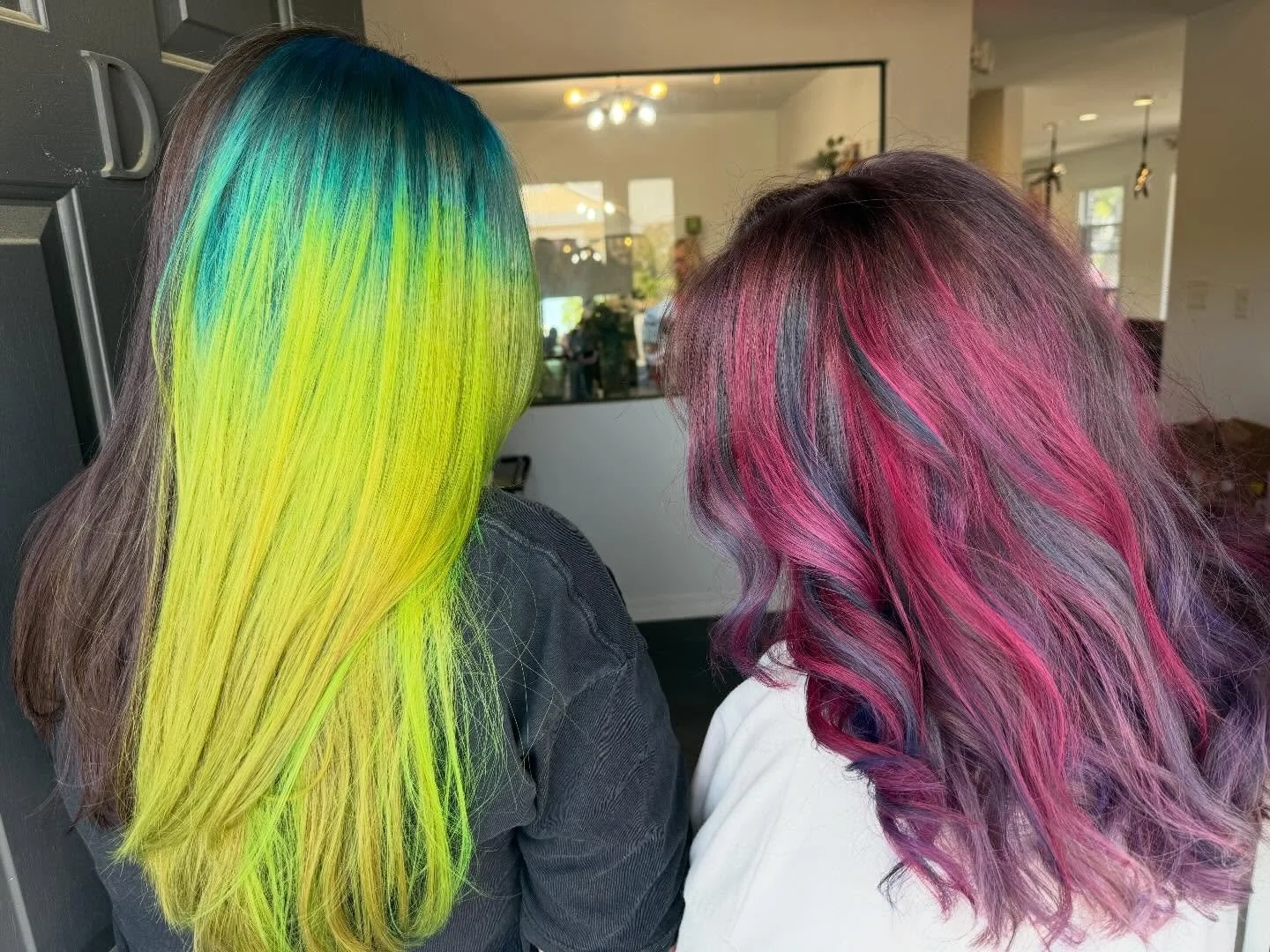 Mother daughter collab by @motherbrusher and @alwaysfoiling 💙💚🩷💜