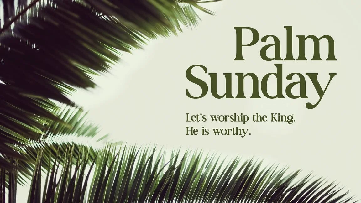 a few things that are coming up in church that are so exciting &amp; we cannot wait to see what the Lord has in store for each one!!
Palm Sunday, Good Friday, Easter with baptisms, lastly baby dedications!! 
So invite the fam &amp; some friends, let&