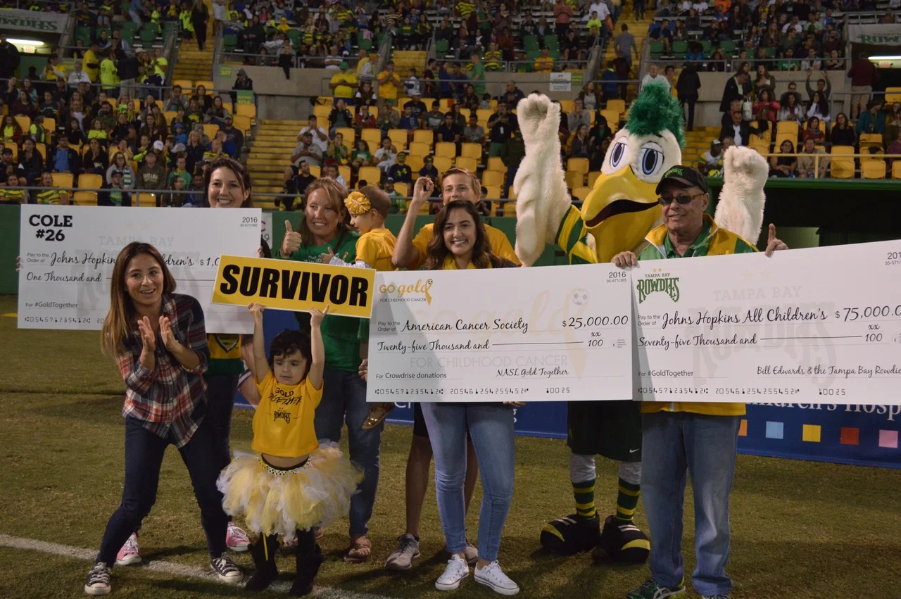 Tampa Bay Rowdies #GoldTogether in September