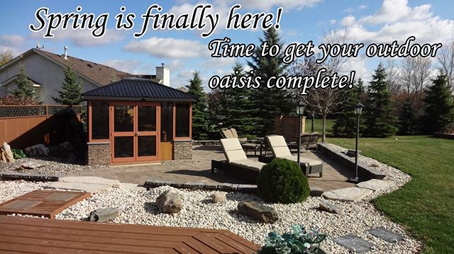 Whether your looking for indoor or outdoor spaces, Flipside Renos has you covered. 
This stunning patio used to house a pool but with some vision has become an entertainment space to die for! Complete with a propane fireplace and waterfall combo and 