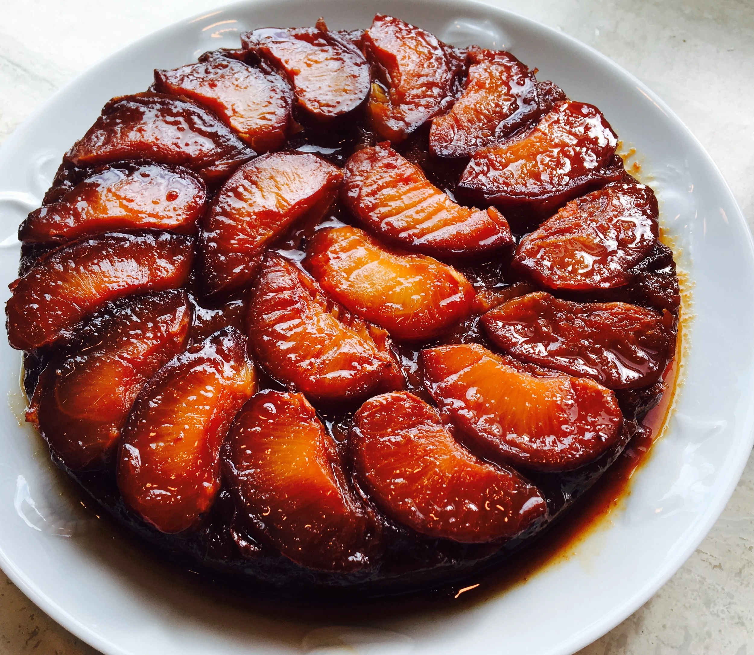 Plum & almond cake 