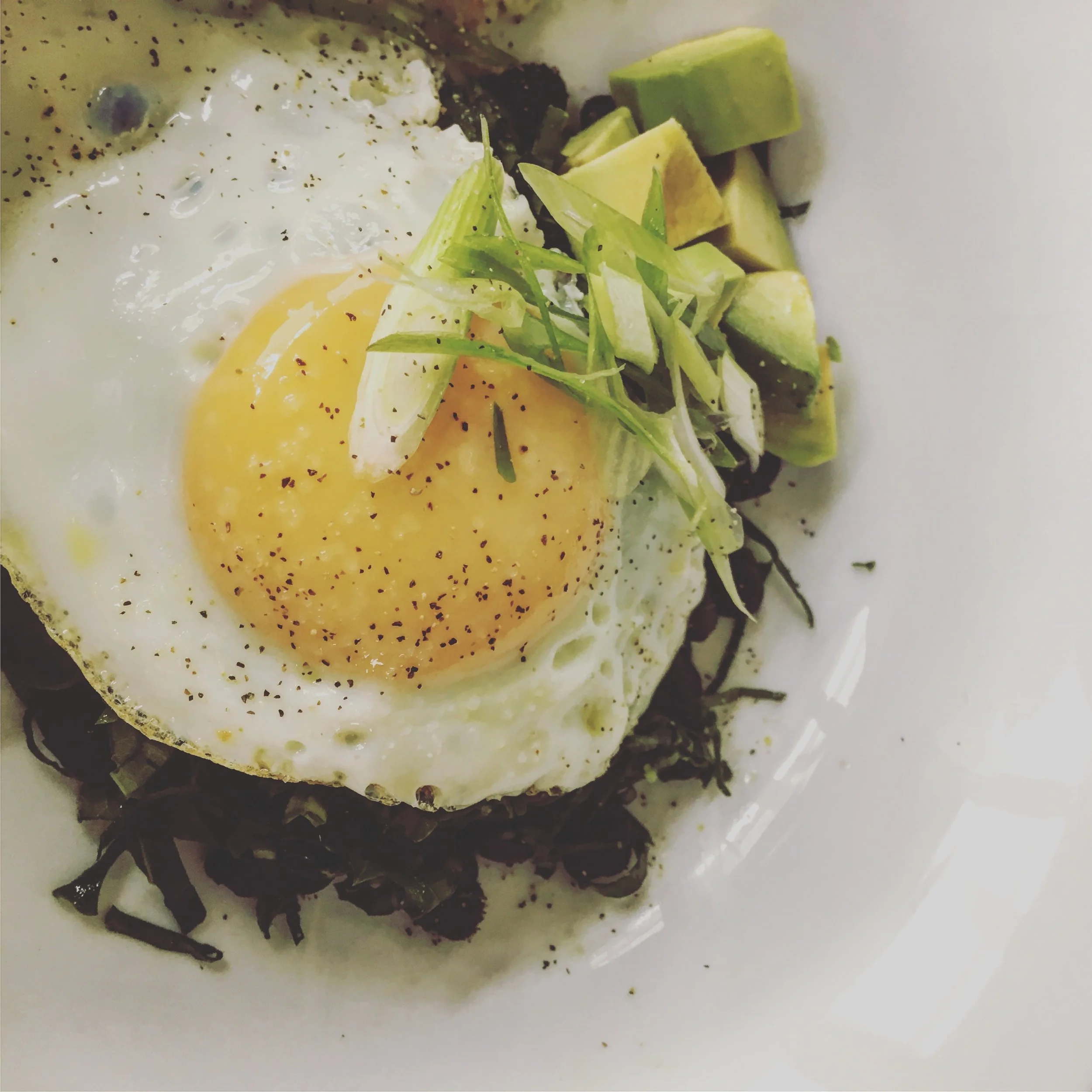 Egg/kale/quinoa