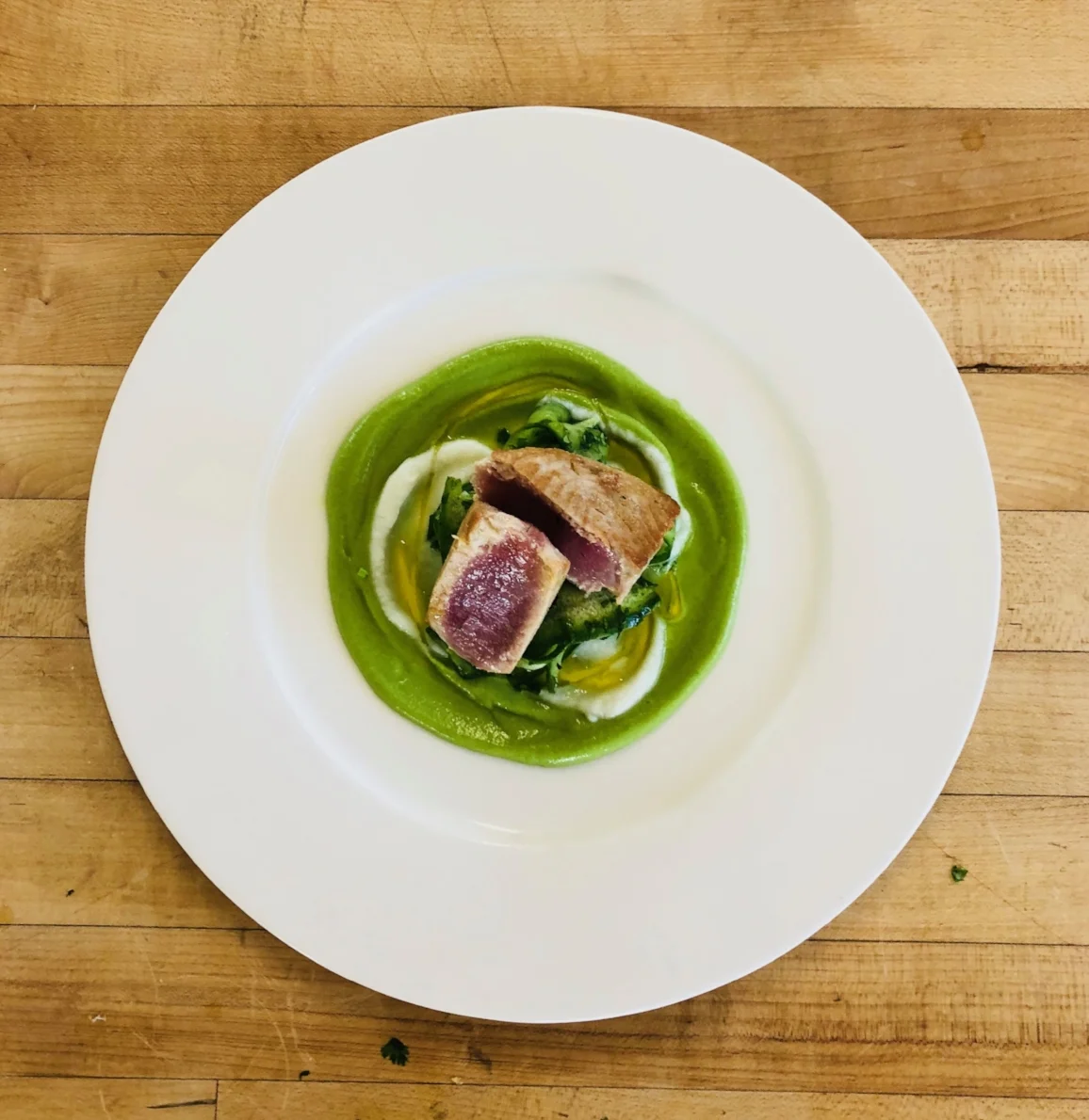 Yellowtail / avocado / cucumber &amp; turnip