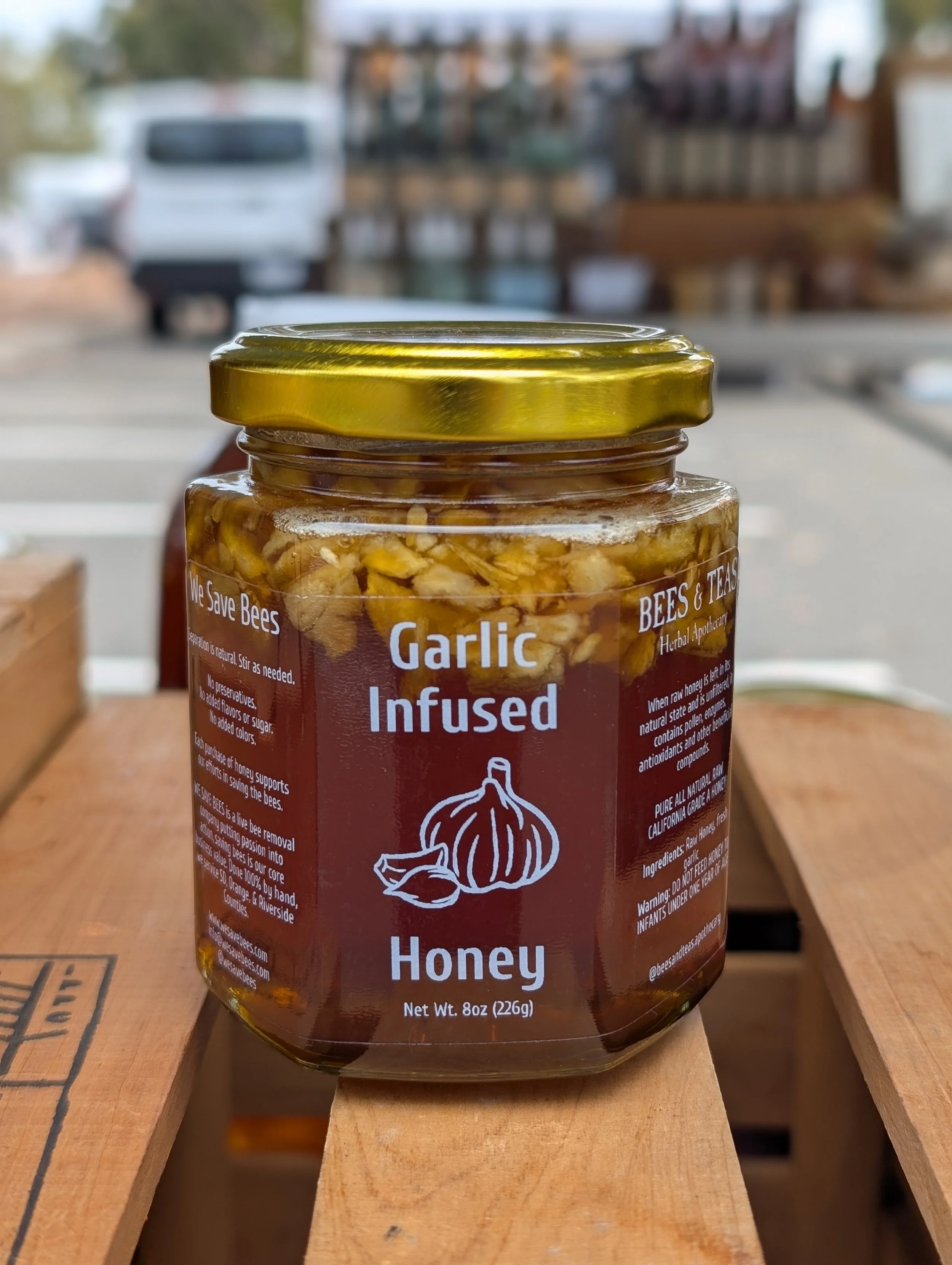 Garlic Infused Honey