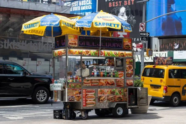 Hot Dog Stand on Campus!