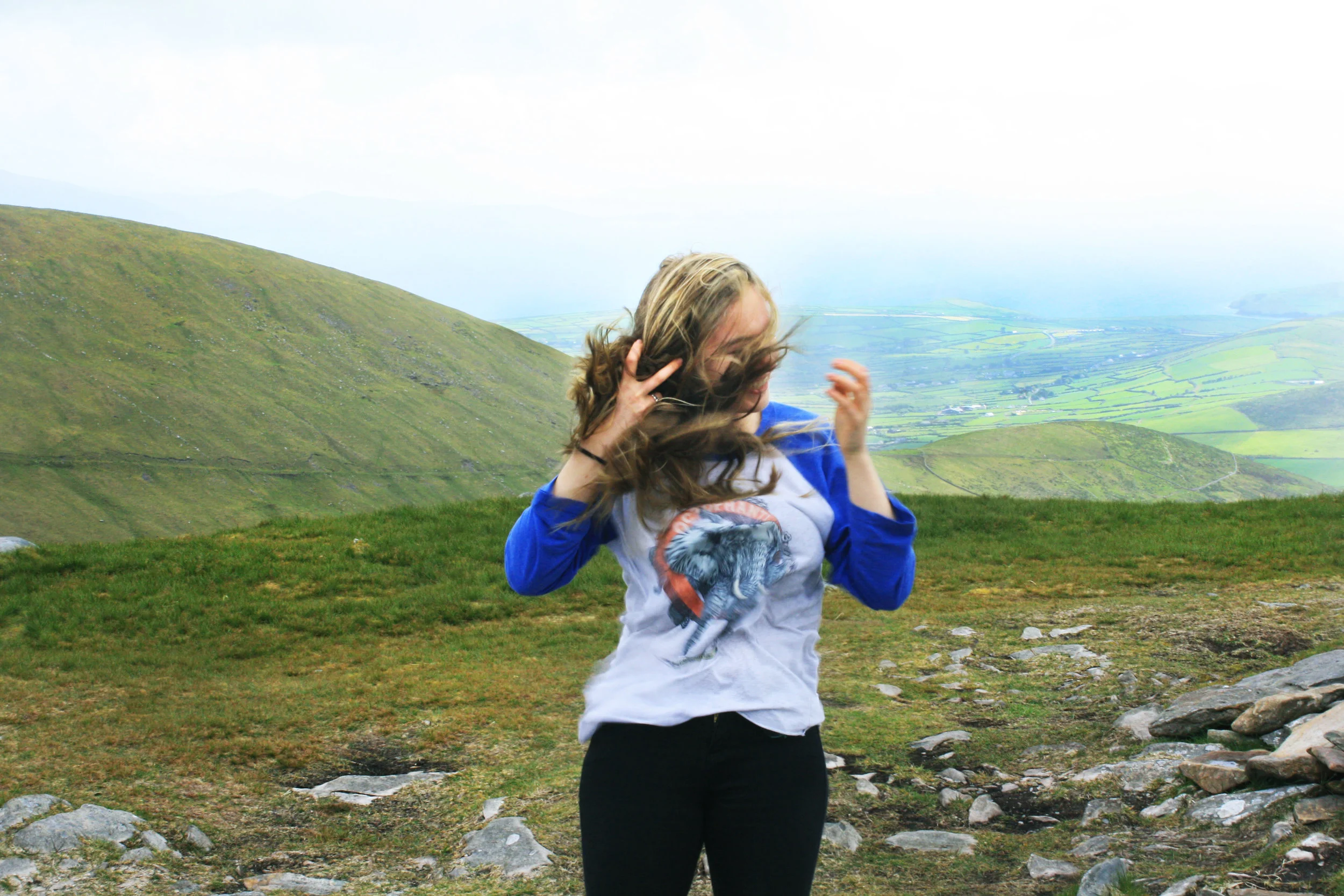 I'm under all the hair.