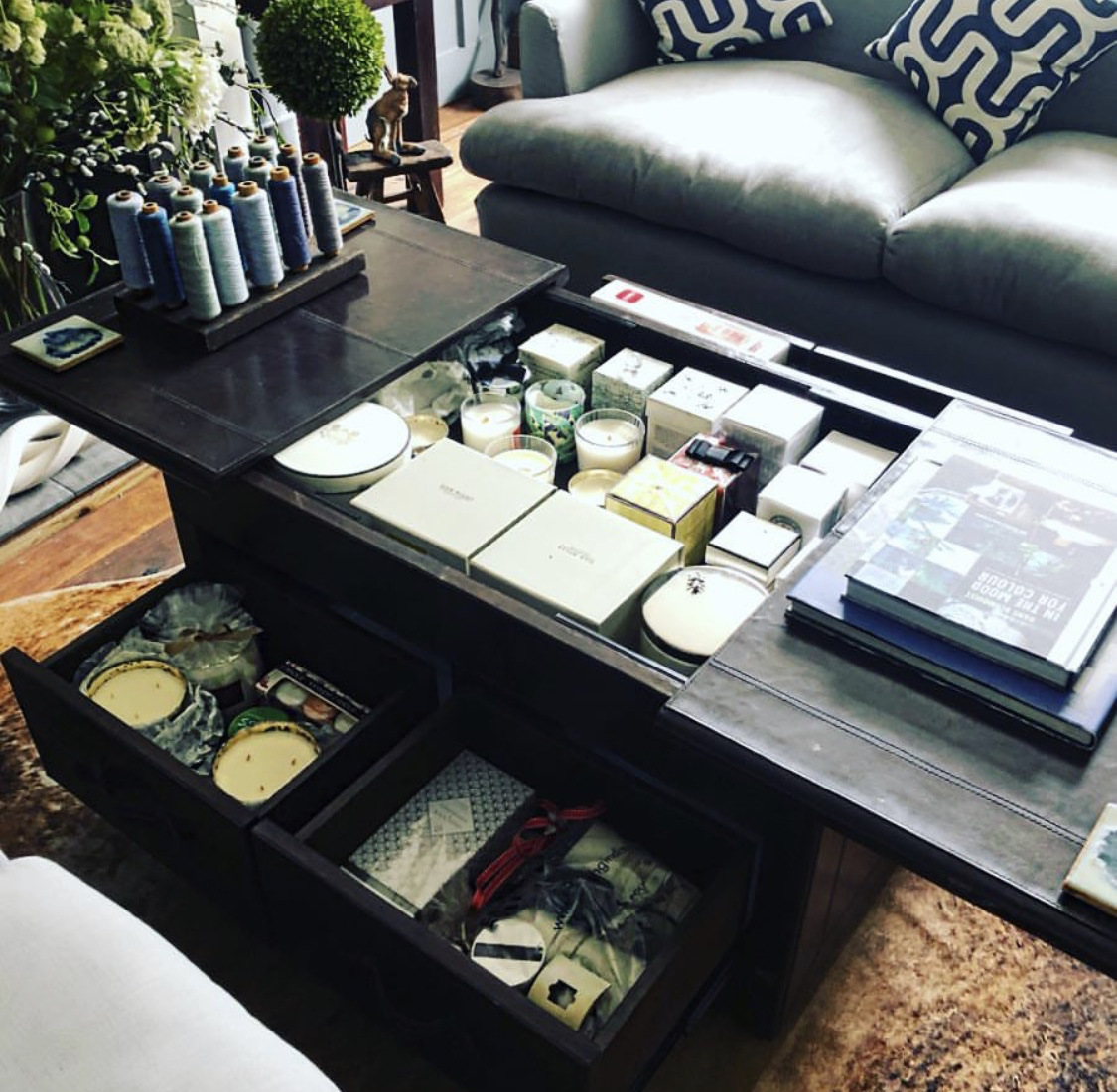 A sneak peak inside the Candle Corner!