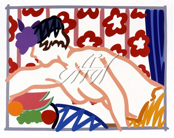 Tom Wesselmann - Judy Reaching Over Table watermark.jpg
