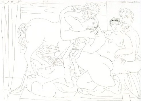 Picasso_Vollard_Resting sculptor in front of a centaur and woman watermark.jpg