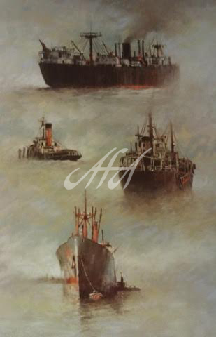 Original Hermès Kelly Ocean Dream Painting