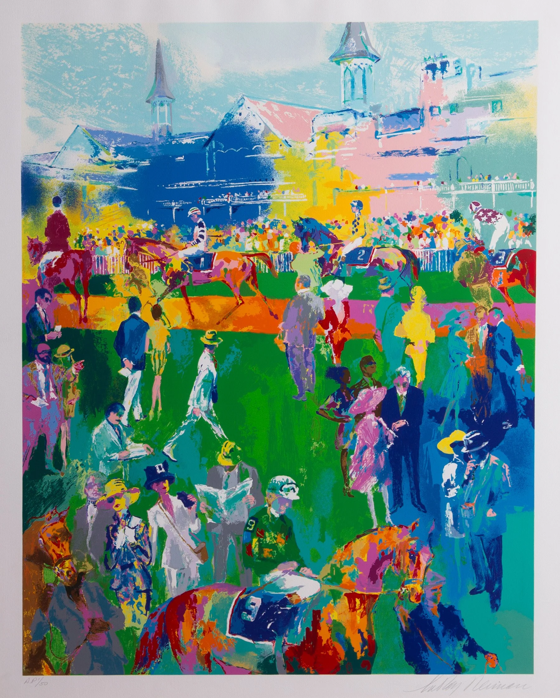 LeRoy_Neiman_Derby_Day_Paddock UNF.jpg