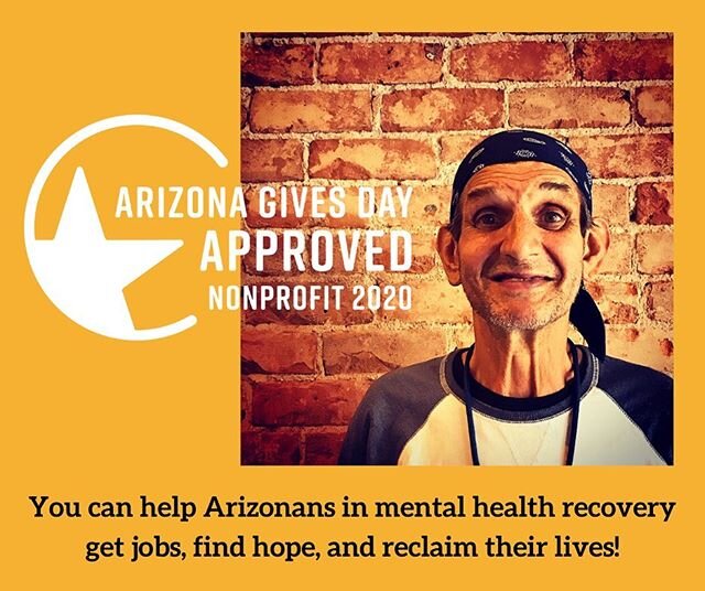 #ArizonaGivesDay is almost upon us! These days, more than ever, we understand how important community is. Help us sustain a supportive community for those in recovery from mental illness when you contribute to Our Place Clubhouse and @ctftucson tomor