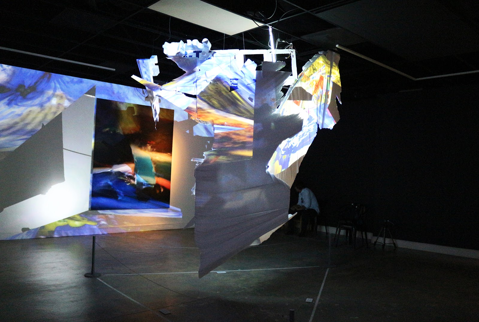 Unlandscape at the Santa Cruz Museum of Art and History featuring Tra Bouscaren and Jeremy Morgan.
