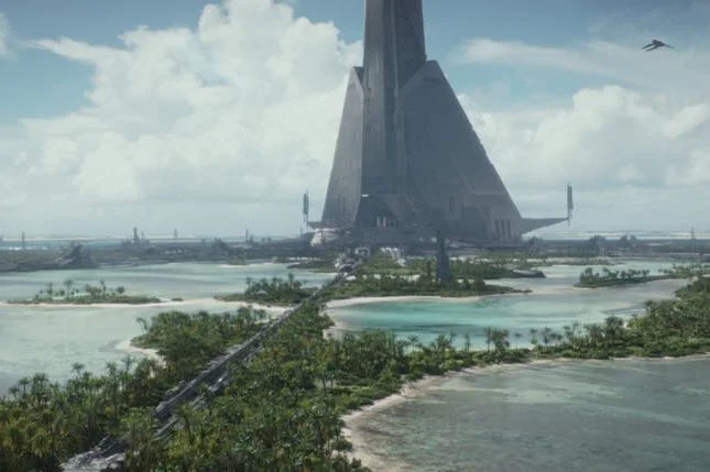 Scarif - Photo credit: Lucasfilm/ILM ©2016 Lucasfilm Ltd. All Rights Reserved.