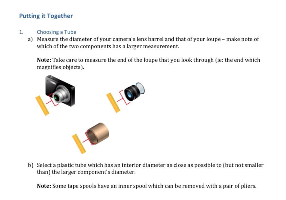 Make a Macro Lens from a Scape Loupe