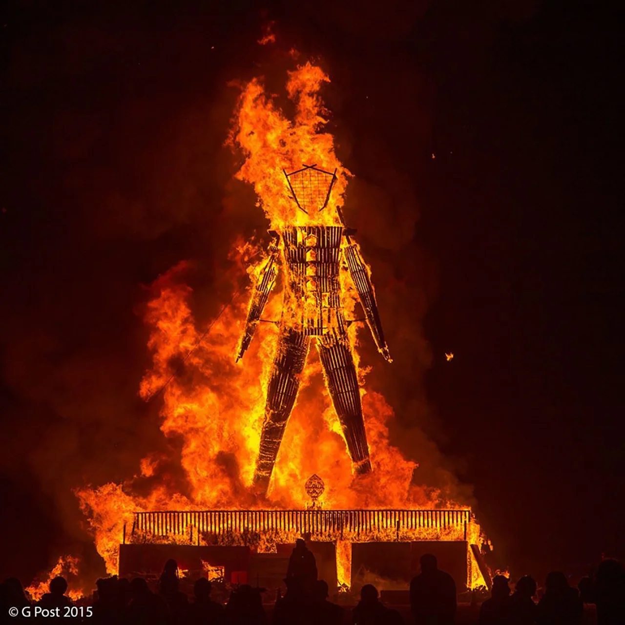 Photograph by long time "Burner" George Post