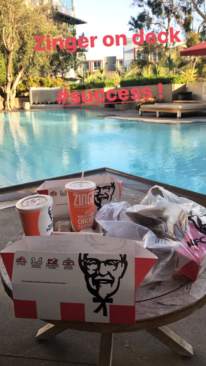 He enjoyed KFC's new Zinger to hit the spot until someone brings him #KFCTNT 