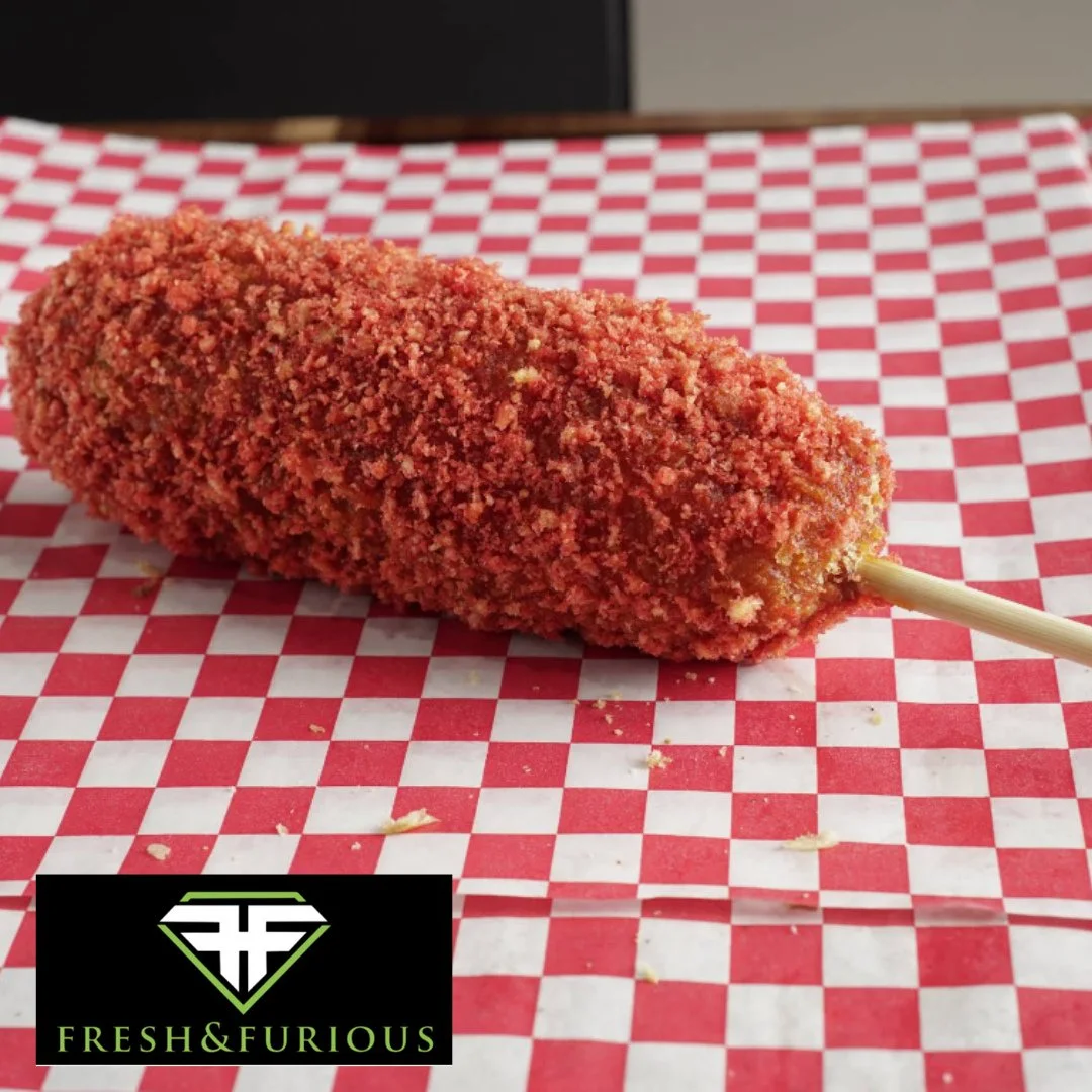 Get ready to spice up your taste buds, Houston! 🌟 Fresh &amp; Furious is bringing the heat to the Korean Festival Presented by Kroger, and you won&rsquo;t want to miss their mouthwatering Korean corndogs, juicy hamburgers, and cheesy delights! 🍔✨ L