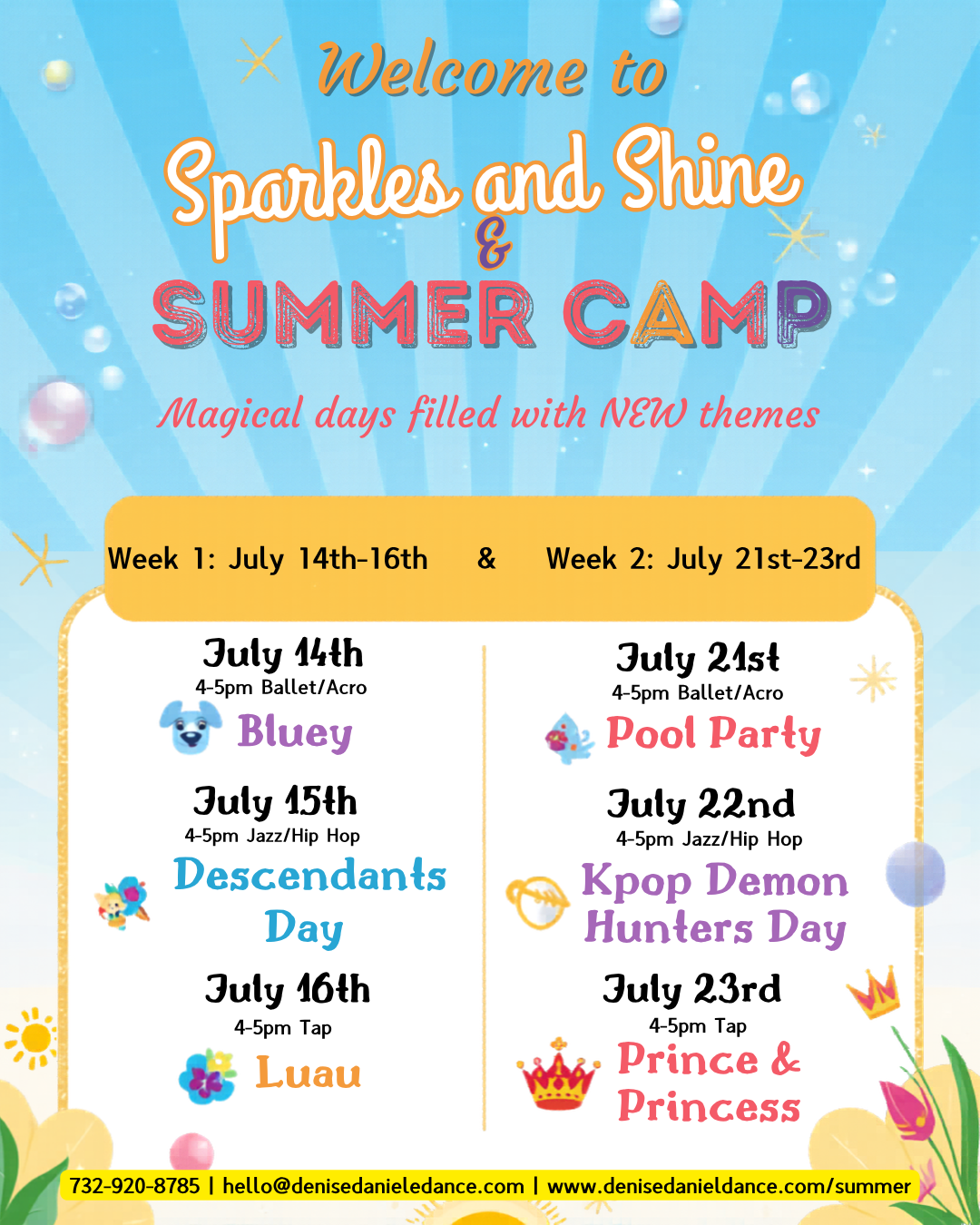 Sparkles & Shine Summer Camp