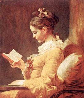 3. A Young Girl Reading, c.1776. Jean-Honore Fragonard. Art Renewal Centre